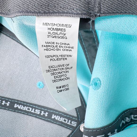 Under Armour Storm Headline Hunt Baseball Fitted Cap Mens XL Blue 100% Polyester - Picture 9 of 10